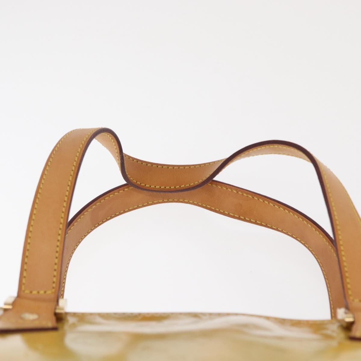 Louis Vuitton Houston Monogram Vernis Yellow Patent_Leather Tote Bag Bag (Pre-Owned)