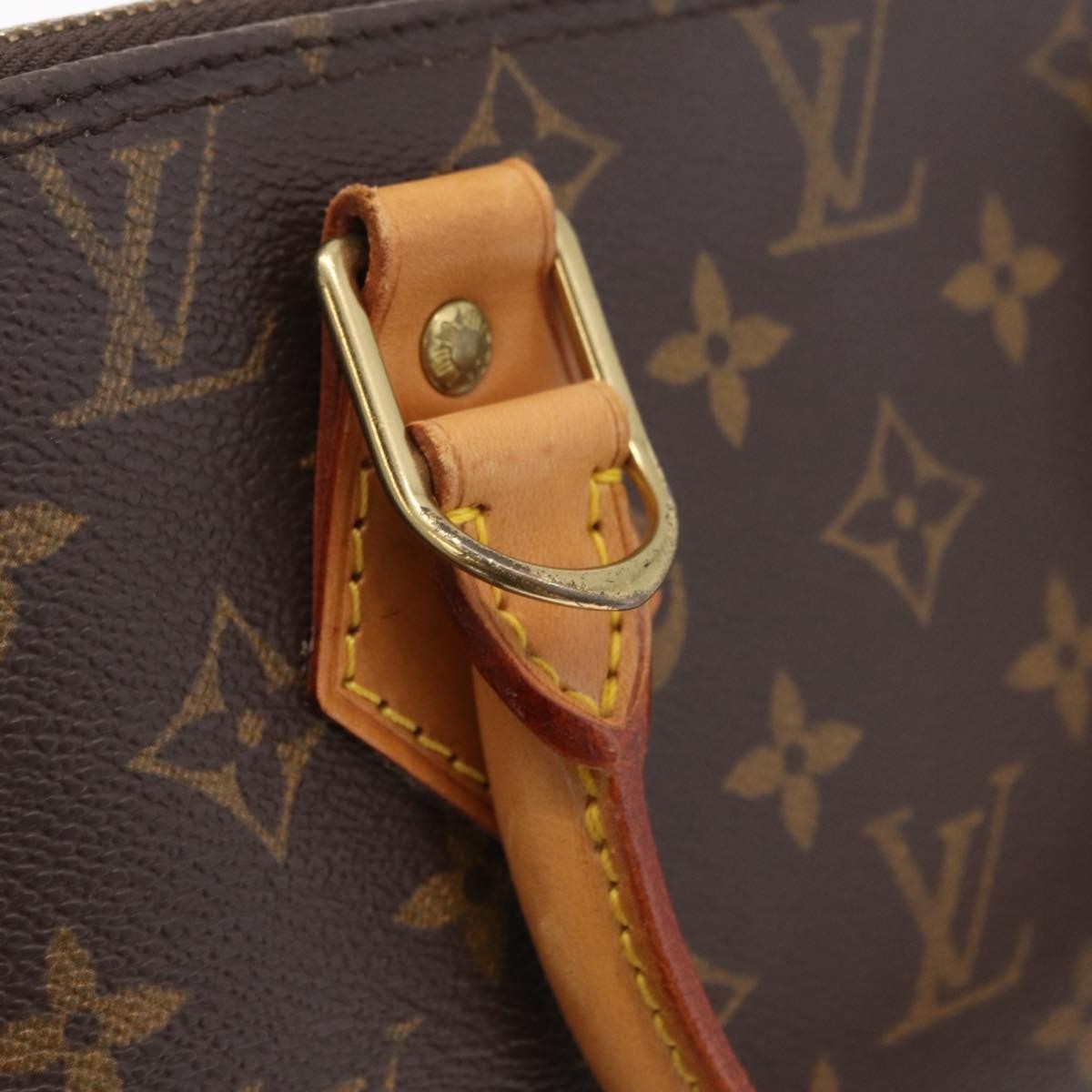 Louis Vuitton Alma Monogram Canvas Brown Canvas Handbag (Pre-Owned)