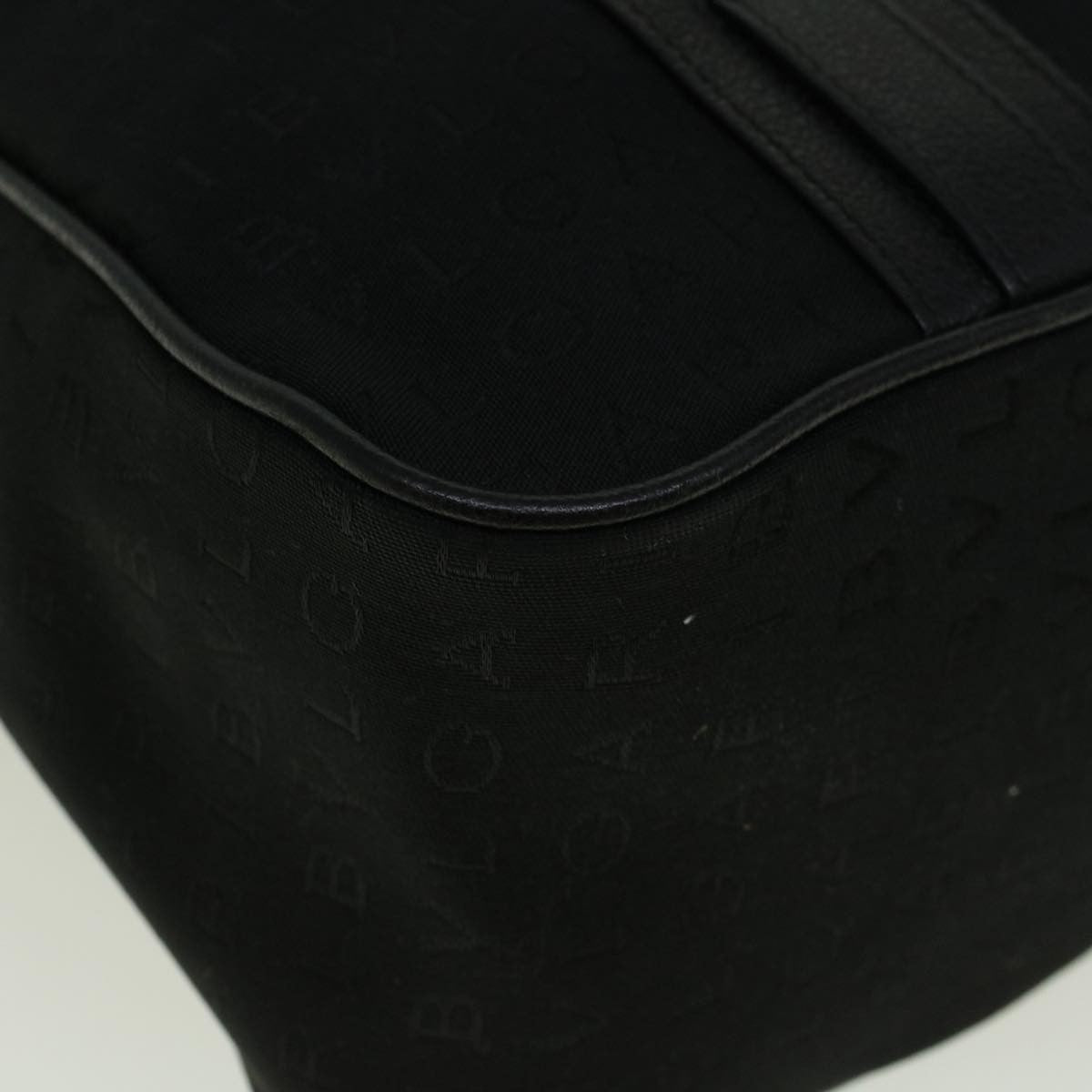 Bvlgari Vintage Canvas Black Canvas Tote Bag Bag (Pre-Owned)