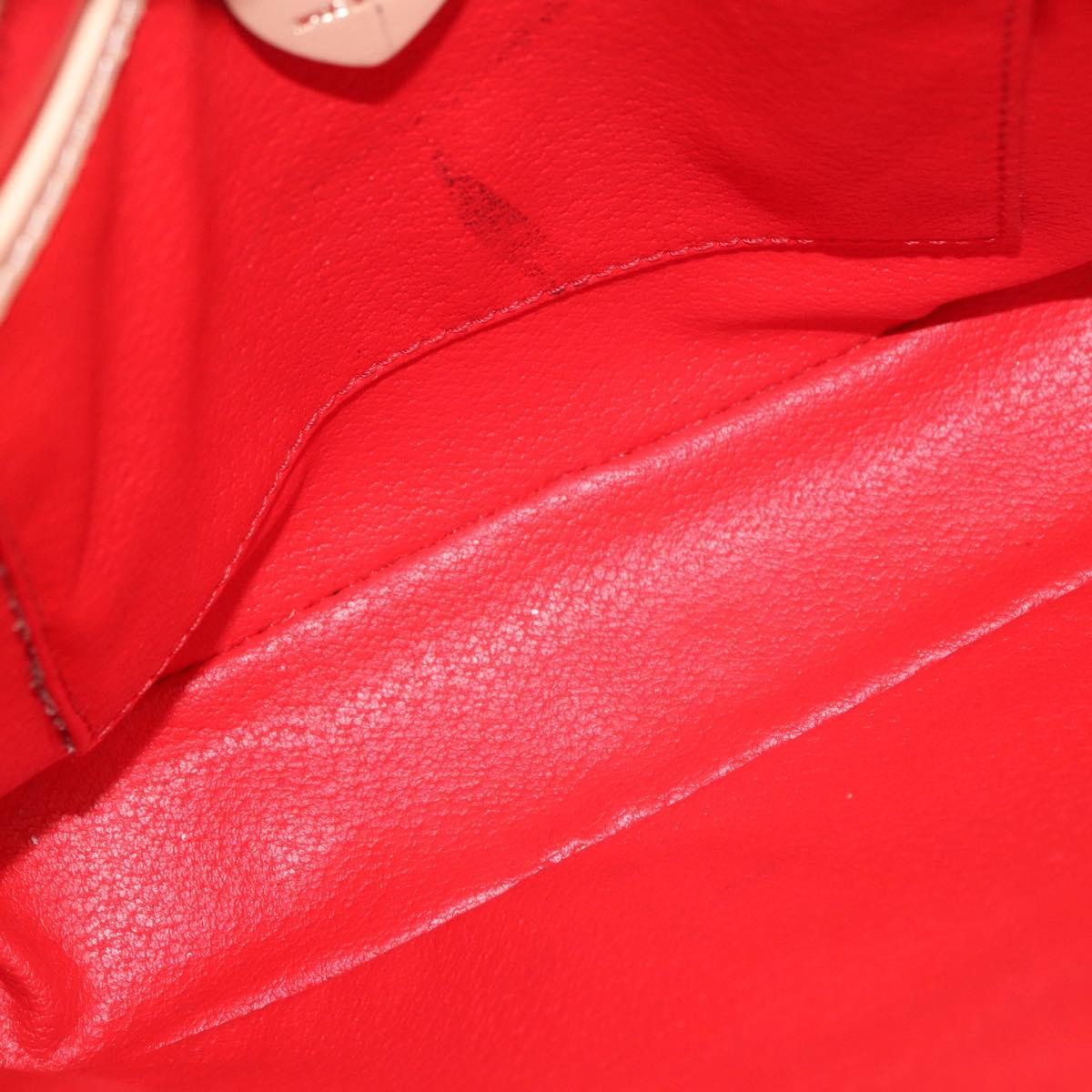 Celine Vintage Leather Beige Leather Shoulder Bag Bag (Pre-Owned)
