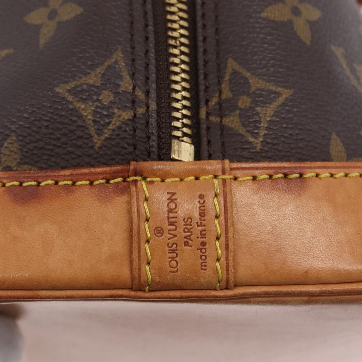 Louis Vuitton Alma Monogram Canvas Brown Canvas Handbag (Pre-Owned)
