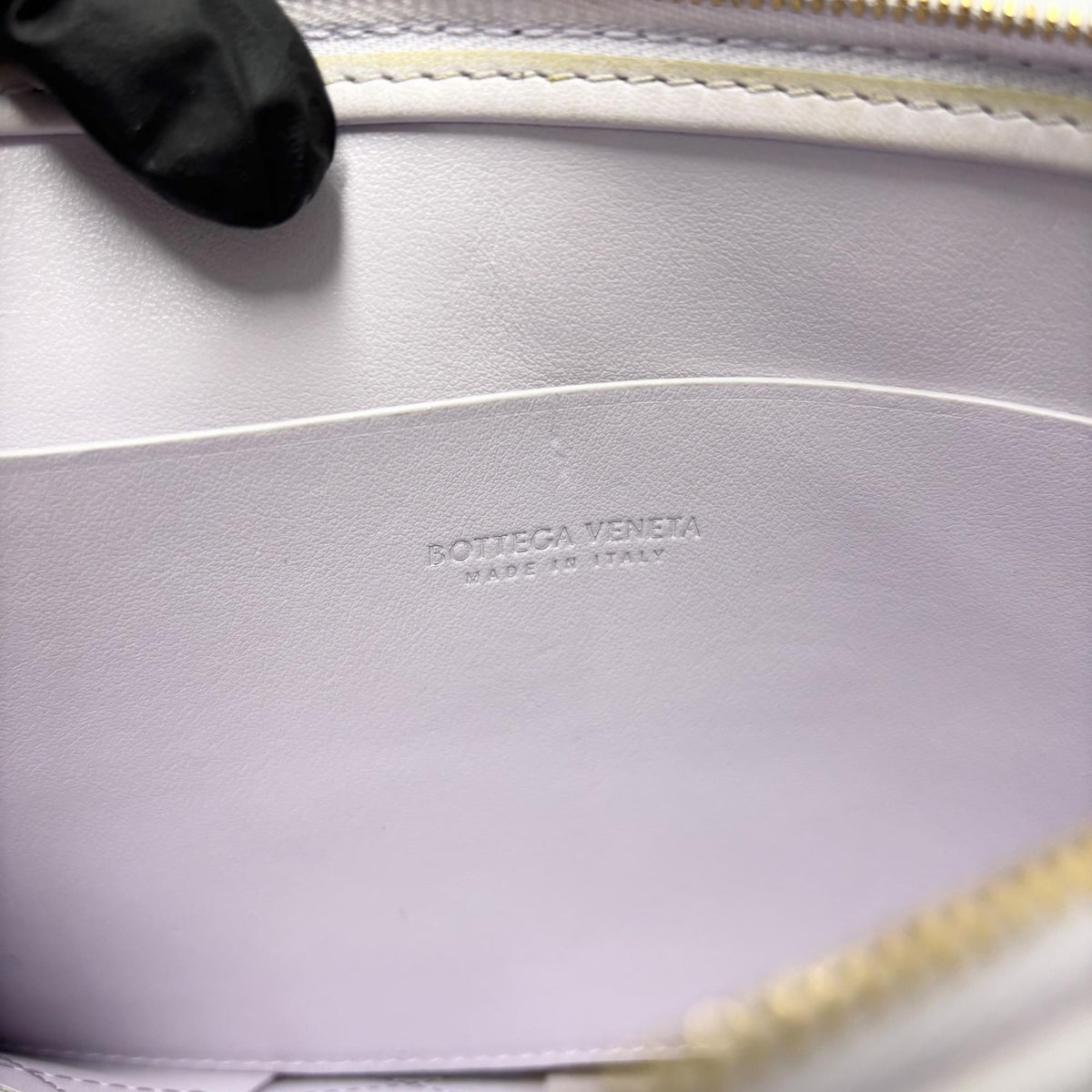 Bottega Veneta Mini Clutch Intrecciato Purple Leather Clutche & Pouche Bag (Pre-Owned)