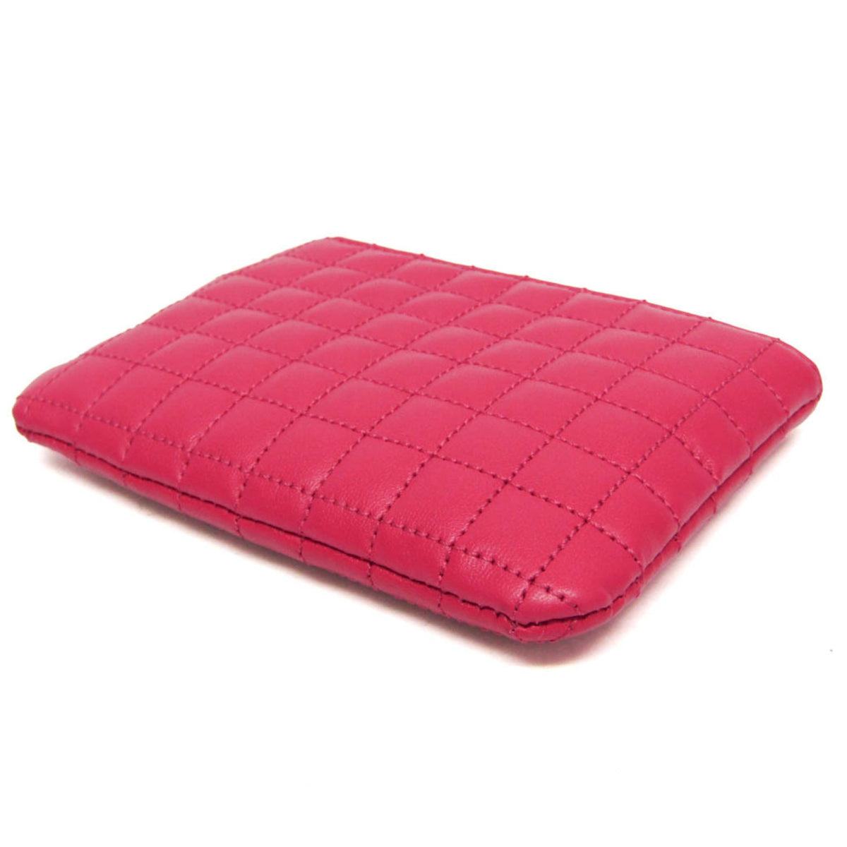 Celine C Charm Quilted Leather Pink Leather Clutche & Pouche Bag (Pre-Owned)