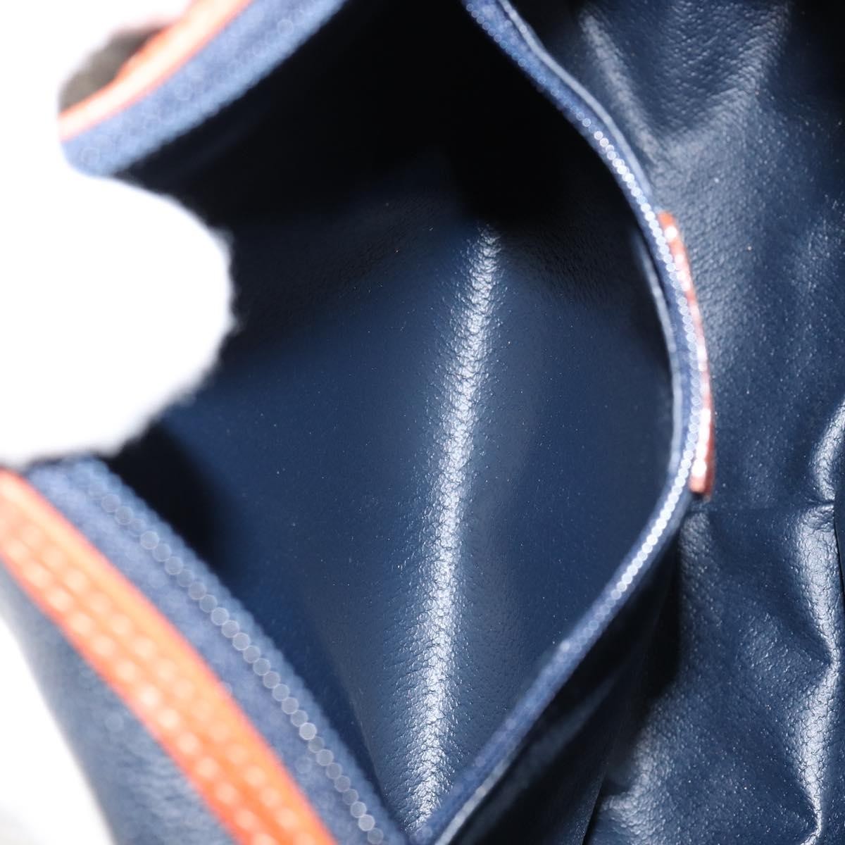Burberry Vintage Leather Navy Leather Shoulder Bag Bag (Pre-Owned)