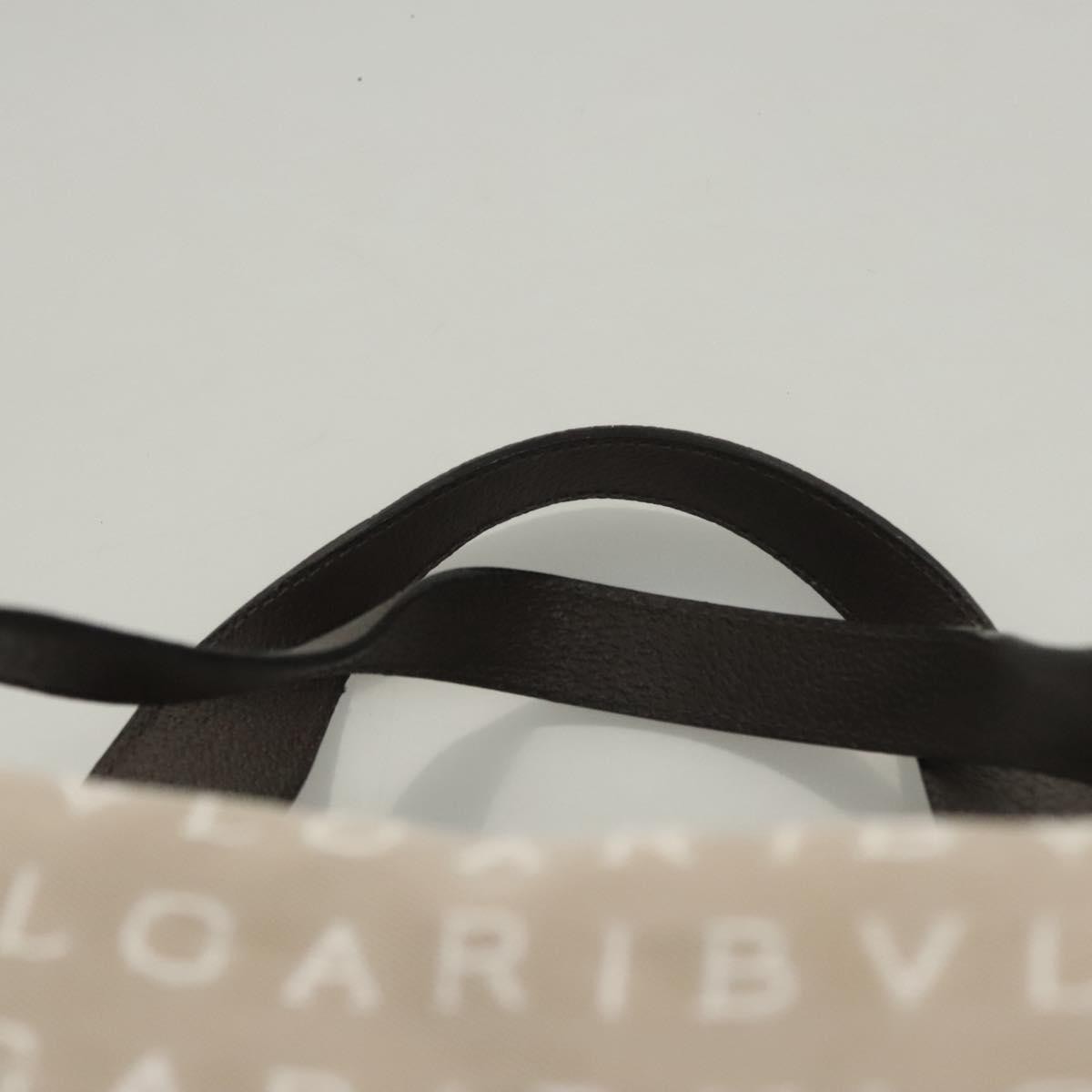 Bvlgari Logomania Canvas Beige Canvas Shoulder Bag Bag (Pre-Owned)