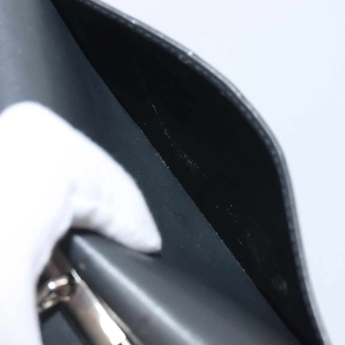 Louis Vuitton Agenda Cover Patent Leather Black Canvas Wallets Accessory (Pre-Owned)