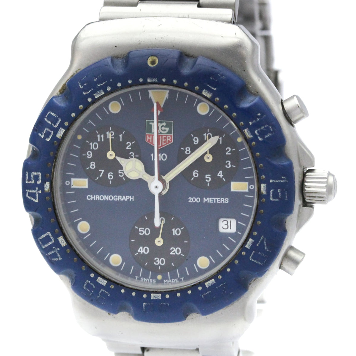 Tag Heuer Formula 1 Chronograph Quartz Stainless Steel And Ceramic Watch (Pre-Owned)