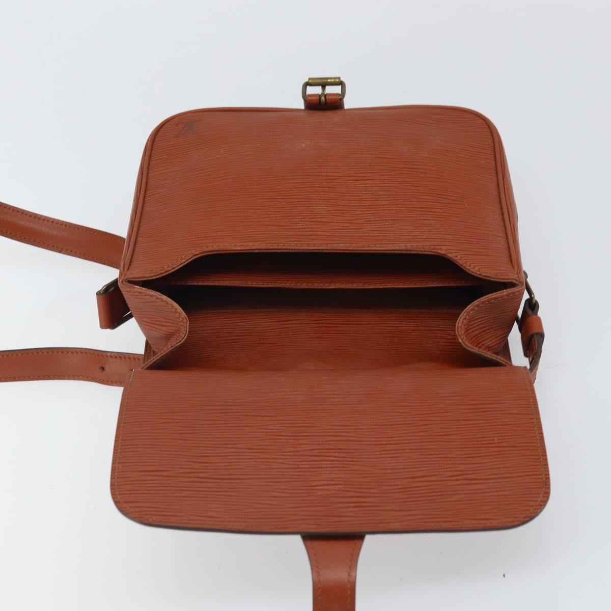Louis Vuitton Cartouchiere Epi Leather Brown Leather Shoulder Bag Bag (Pre-Owned)