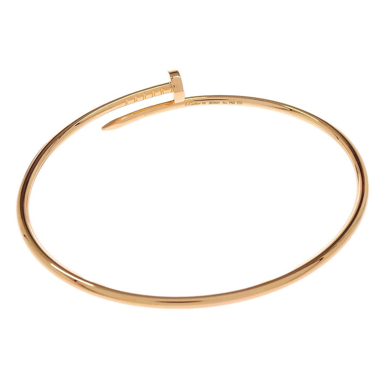 Cartier Juste Un Clou 18K Rose Gold Gold Rose_Gold Bracelet Jewelry (Pre-Owned)