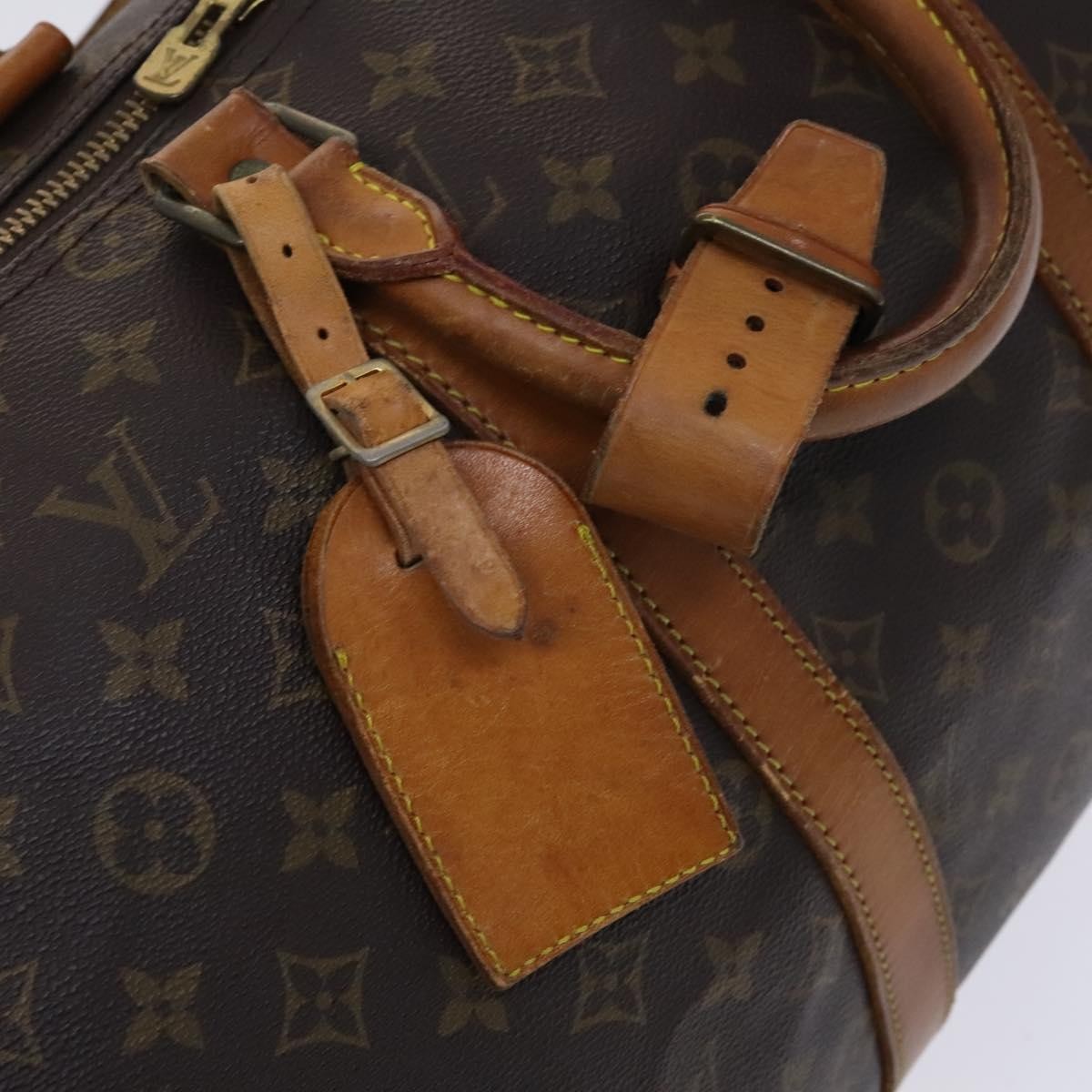 Louis Vuitton Keepall Monogram Canvas Brown Canvas Travel Bag Bag (Pre-Owned)