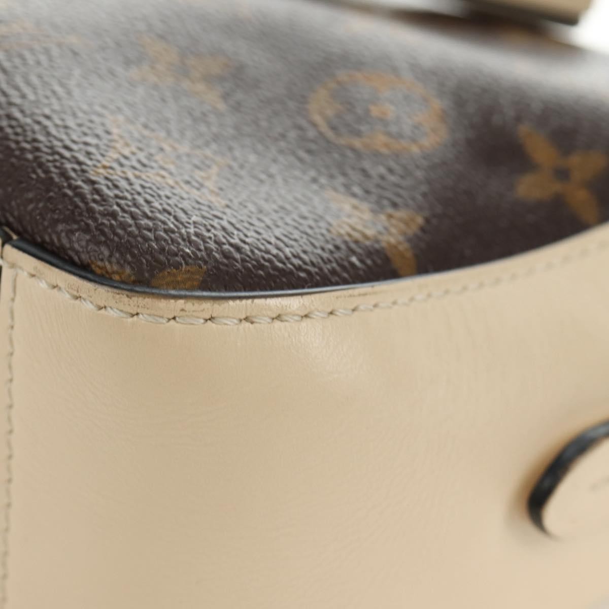 Louis Vuitton Saintonge Monogram Canvas With Leather Brown Canvas Shoulder Bag Bag (Pre-Owned)