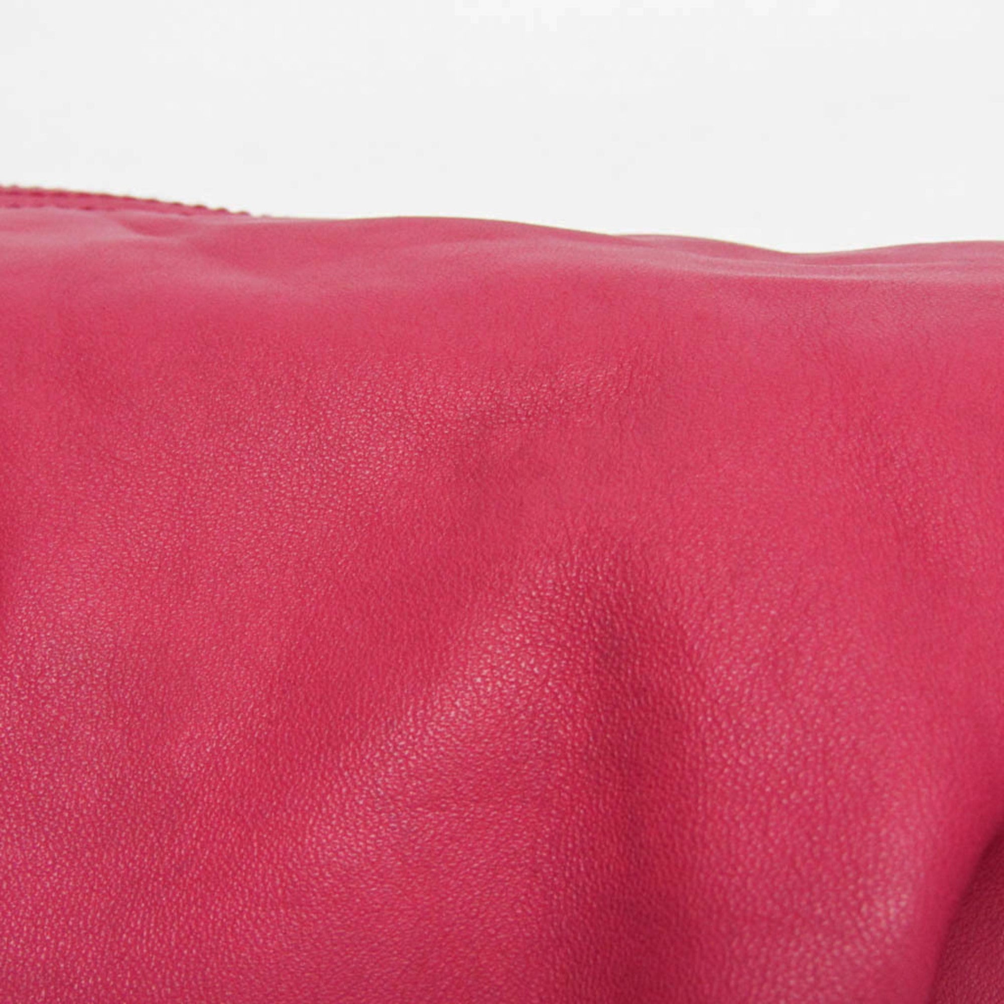 Loewe Anagram Logo Nappa Aire Hand Leather Pink Leather Handbag (Pre-Owned)