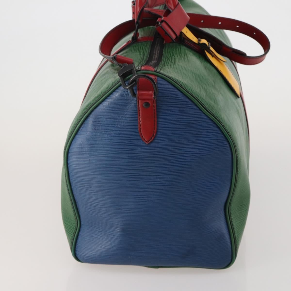 Louis Vuitton Wavy Keepall Bandouliere Monogram Canvas Multicolour Leather Travel Bag Bag (Pre-Owned)