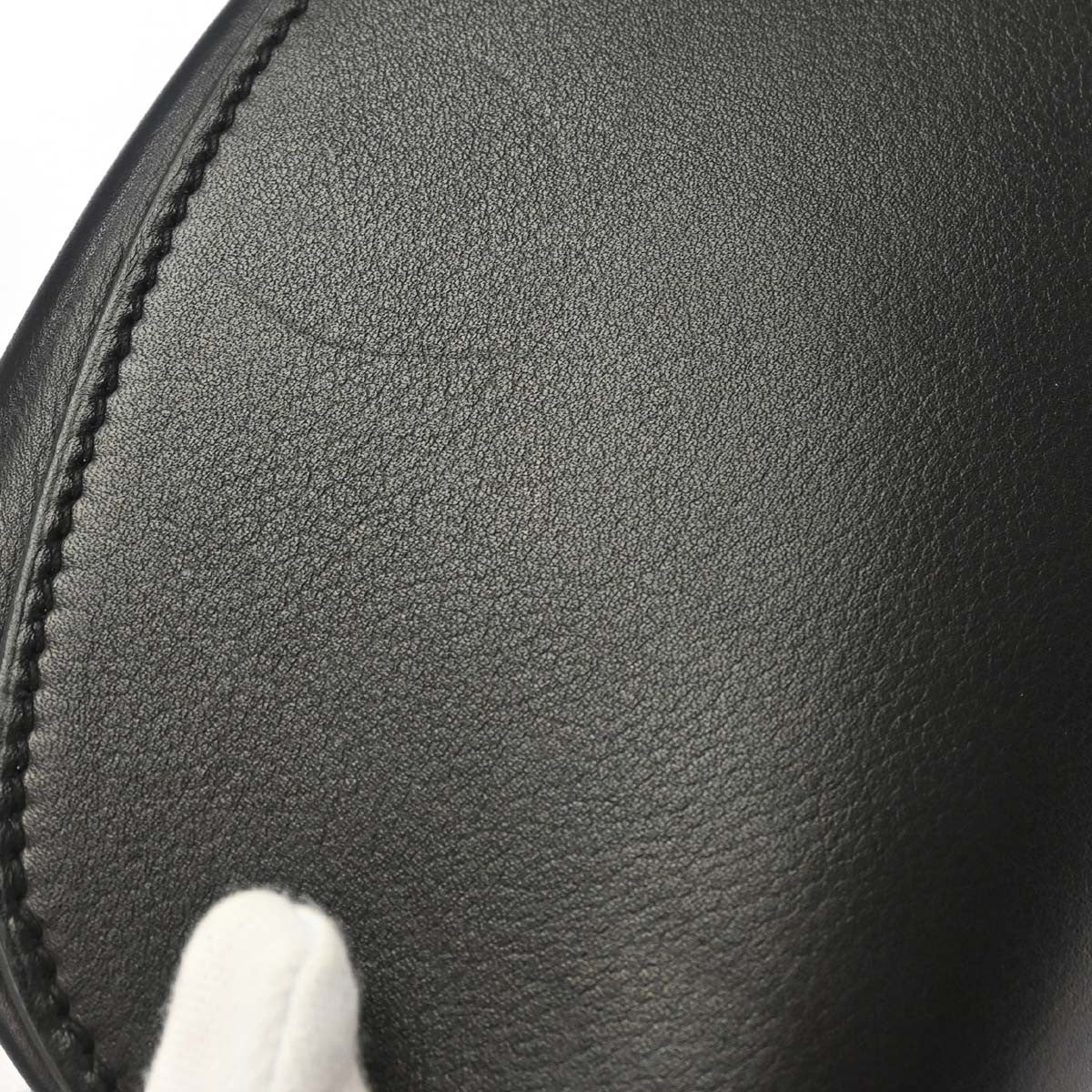Hermes Gr24 Evercolor Black Leather Backpack Bag (Pre-Owned)