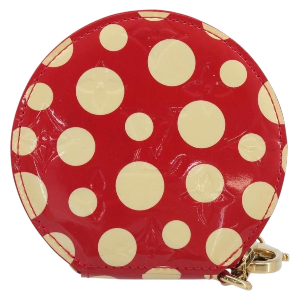 Louis Vuitton Boite Chapeau Coin Purse Patent Leather Red Patent_Leather Wallets Accessory (Pre-Owned)