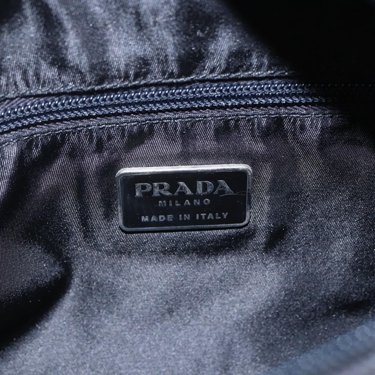 Prada Zip Messenger Quilted Tessuto Black Nylon Shoulder Bag Bag (Pre-Owned)