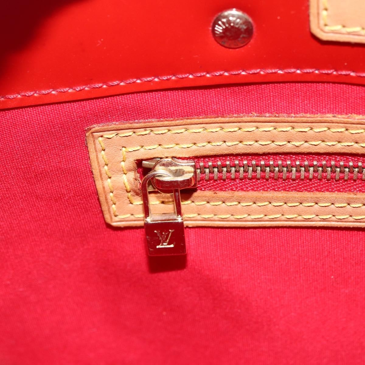 Louis Vuitton Reade Monogram Vernis Red Patent_Leather Handbag (Pre-Owned)