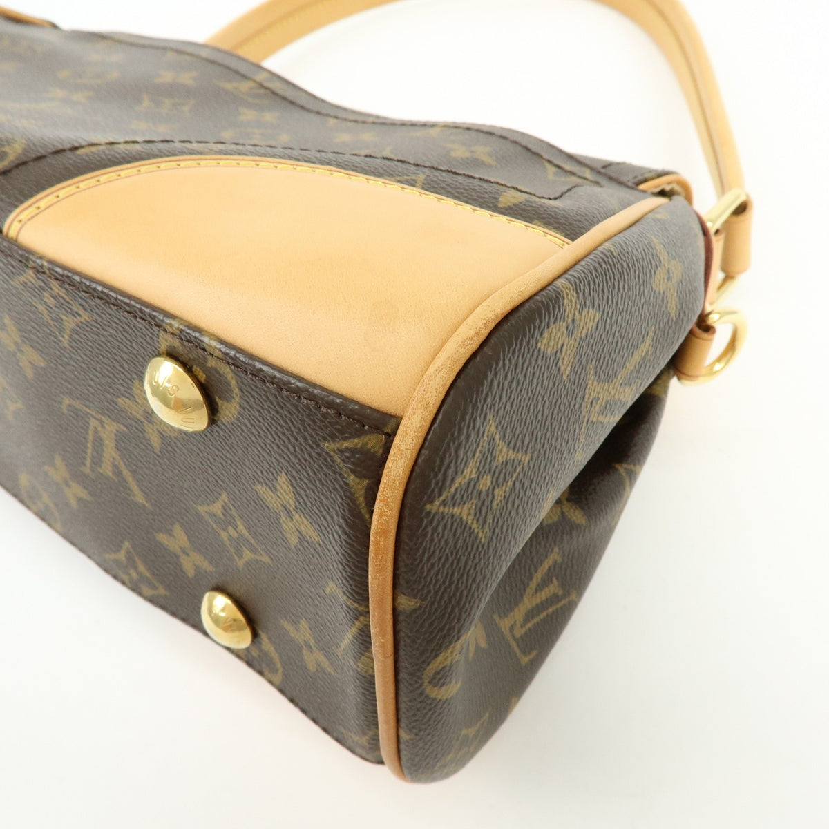 Louis Vuitton Beverly Monogram Canvas Brown Canvas Handbag (Pre-Owned)