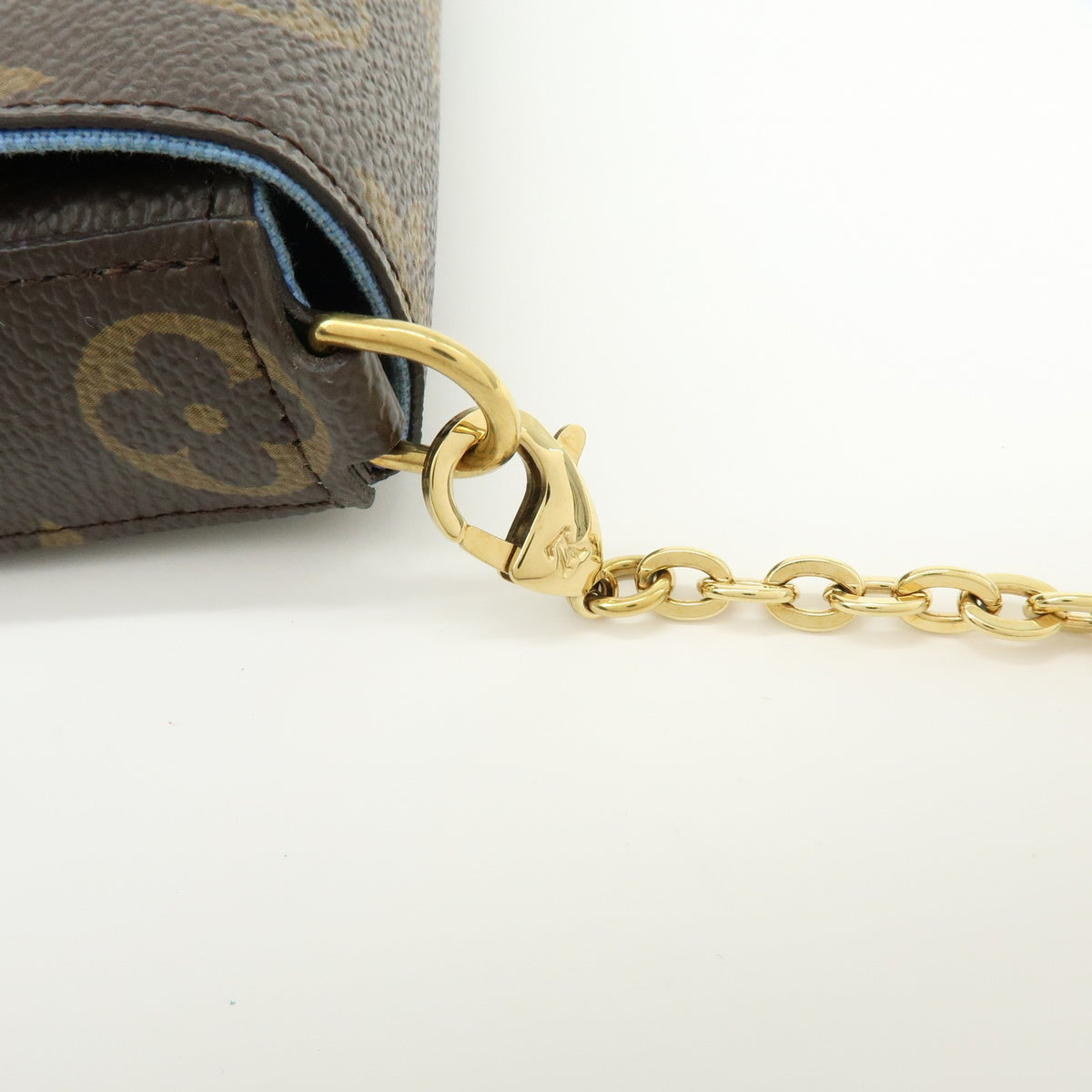 Louis Vuitton Felicie Pochette Limited Edition Vivienne Xmas Monogram Canvas Brown Canvas Clutche & Pouche Bag (Pre-Owned)