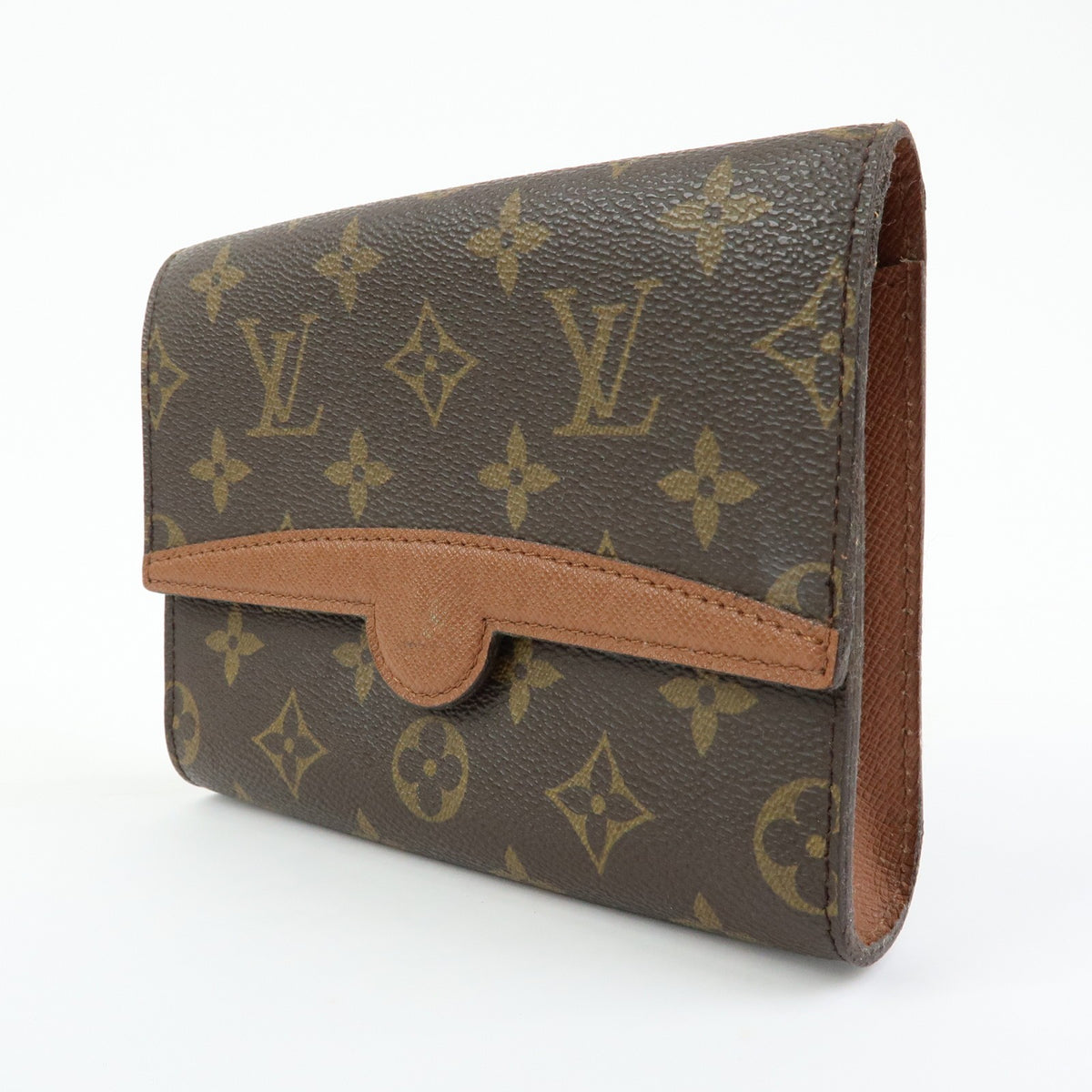 Louis Vuitton Pochette Arche Waist Monogram Canvas Brown Canvas Handbag (Pre-Owned)
