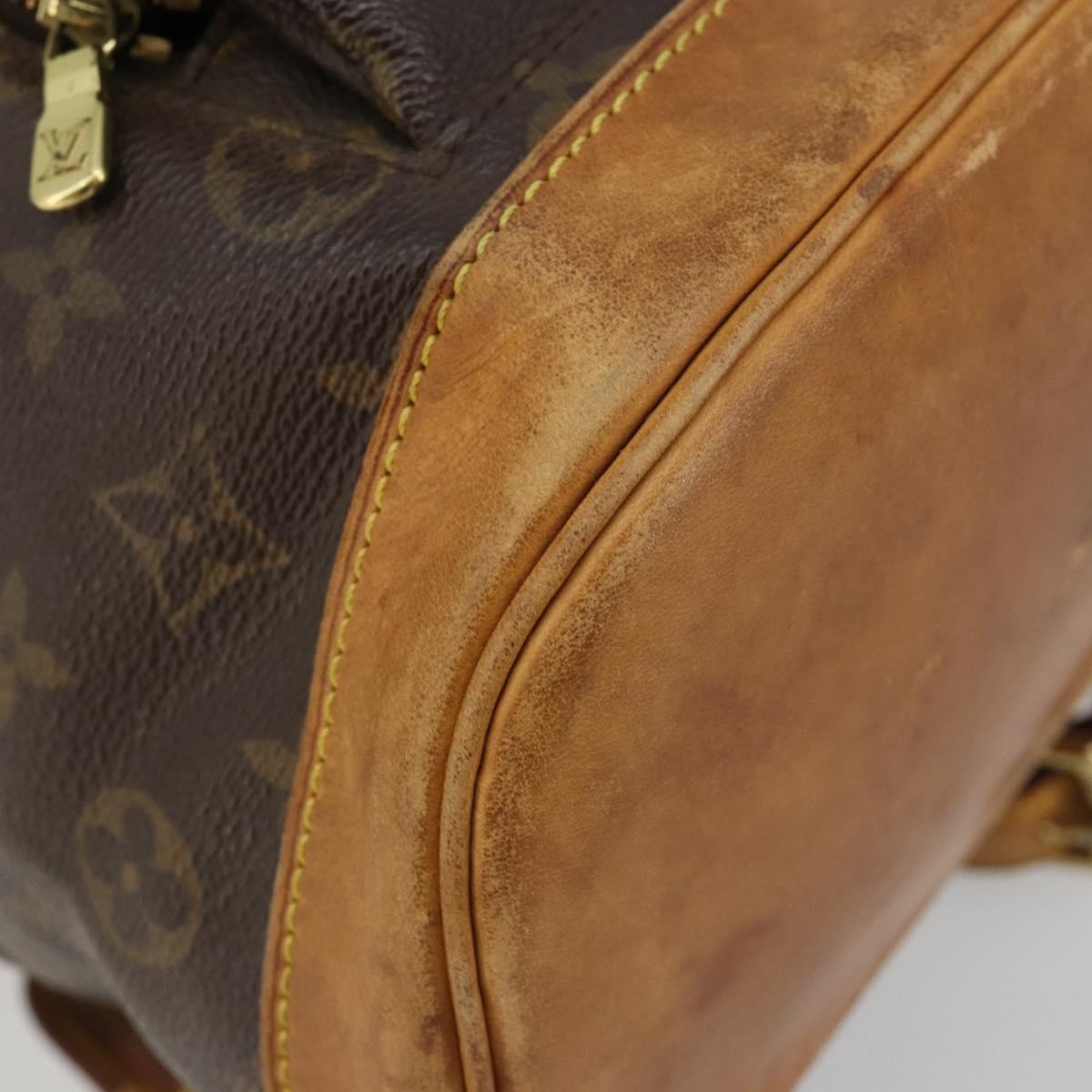 Louis Vuitton Vintage Montsouris Monogram Canvas Brown Canvas Backpack Bag (Pre-Owned)