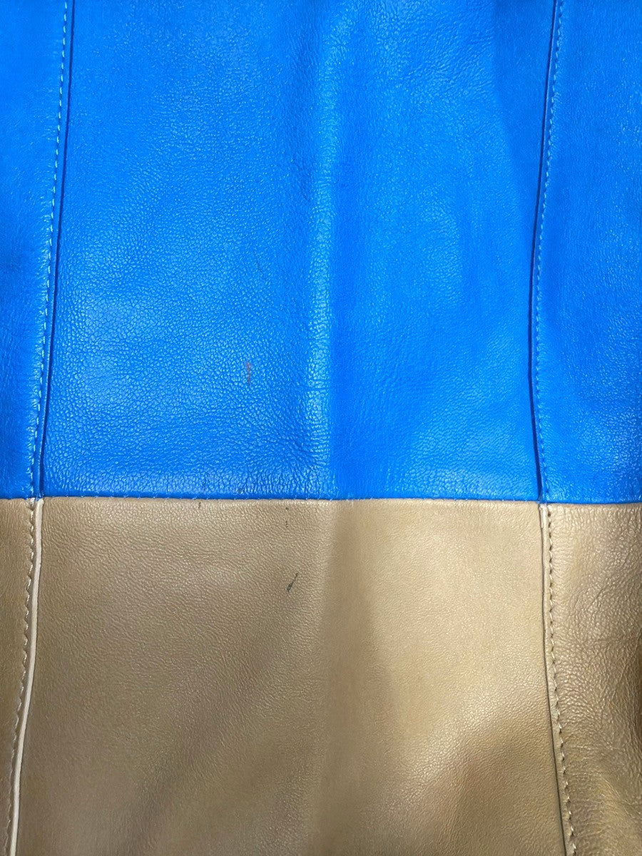 Celine Vertical Bi-Cabas Tote Leather Multicolour Leather Tote Bag Bag (Pre-Owned)