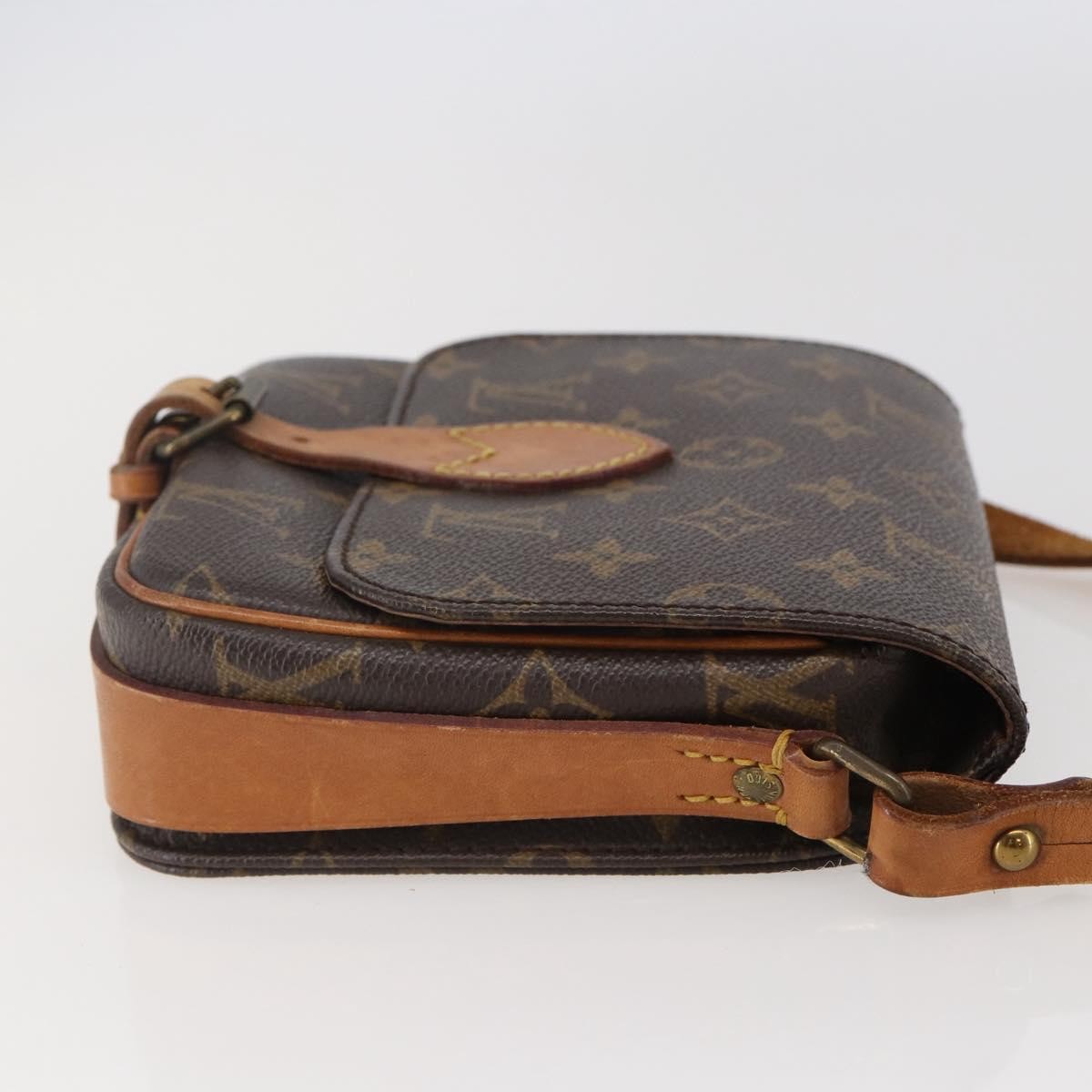 Louis Vuitton Cartouchiere Monogram Canvas Brown Canvas Shoulder Bag Bag (Pre-Owned)