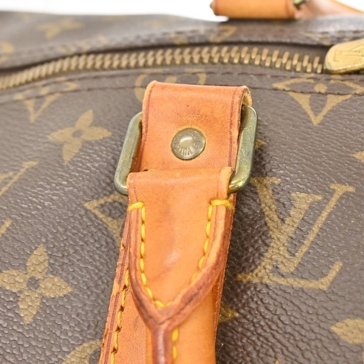 Louis Vuitton Keepall Monogram Canvas Brown Canvas Travel Bag Bag (Pre-Owned)