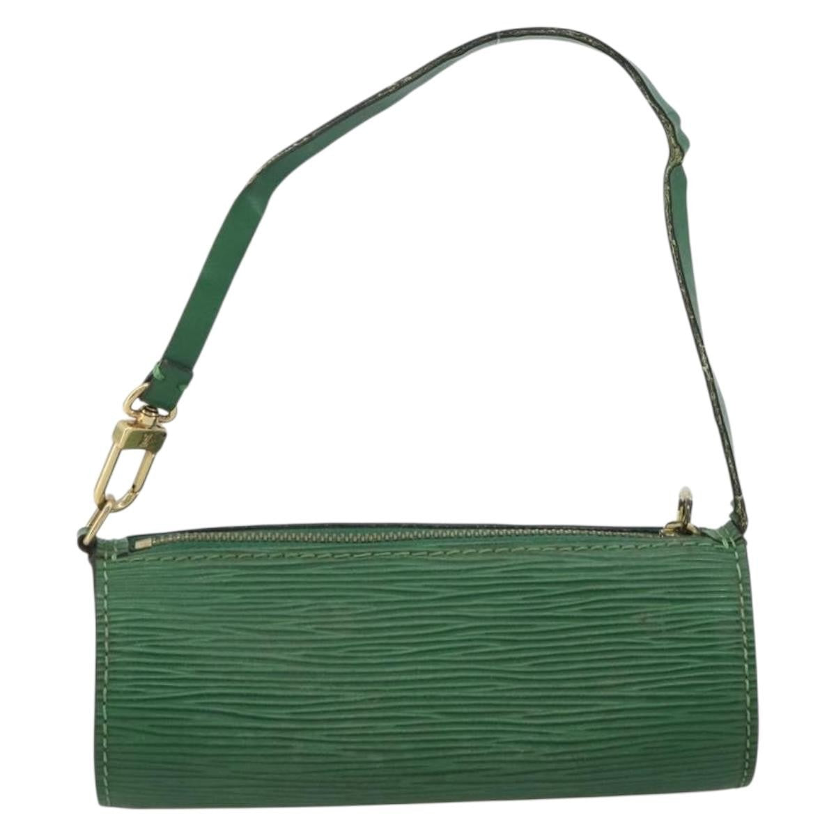 Louis Vuitton Soufflot Pochette Epi Leather Green Leather Clutche & Pouche Bag (Pre-Owned)