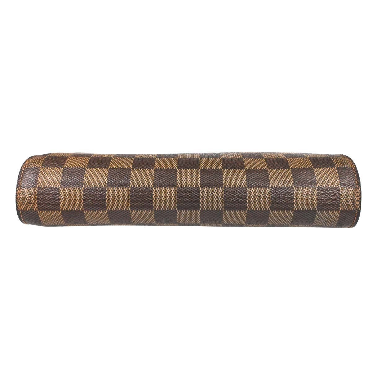 Louis Vuitton Pochette Saint Louis Damier Ebene Brown Canvas Clutche & Pouche Bag (Pre-Owned)