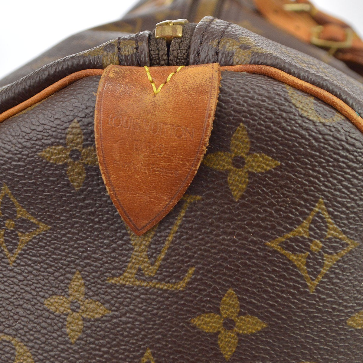 Louis Vuitton Keepall Monogram Canvas Brown Canvas Travel Bag Bag (Pre-Owned)