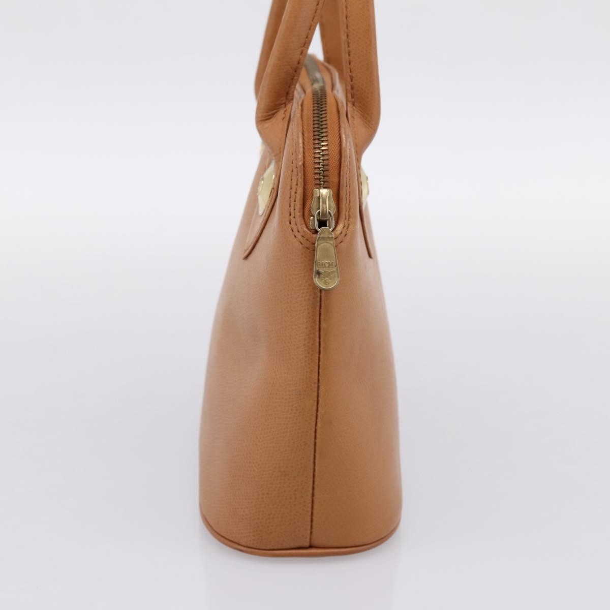 MCM Vintage Leather Brown Leather Handbag (Pre-Owned)