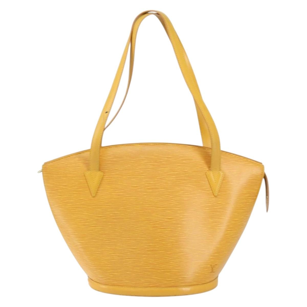 Louis Vuitton Saint Jacques Epi Leather Yellow Leather Handbag (Pre-Owned)