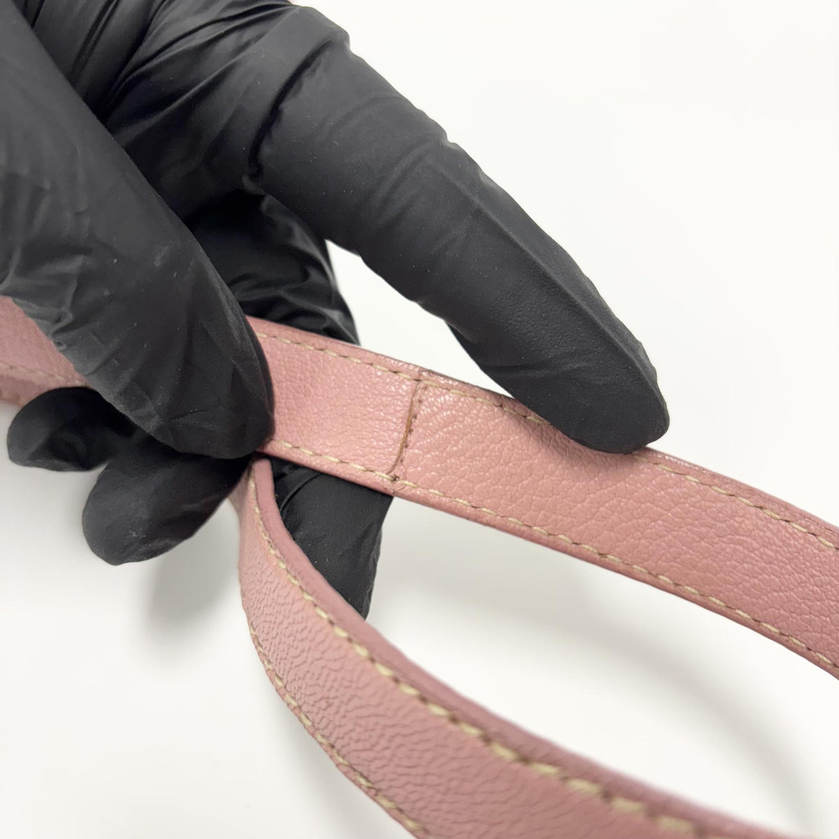 Miu Miu Crossbody Bag Studded Leather Pink Leather Crossbody Bag Bag (Pre-Owned)