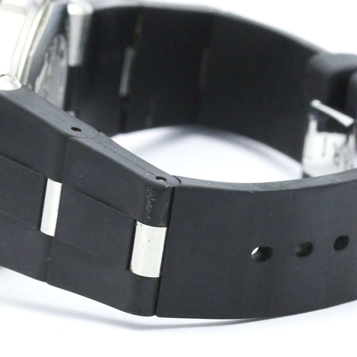 Bvlgari Diagono Automatic Stainless Steel And Rubber Watch (Pre-Owned)