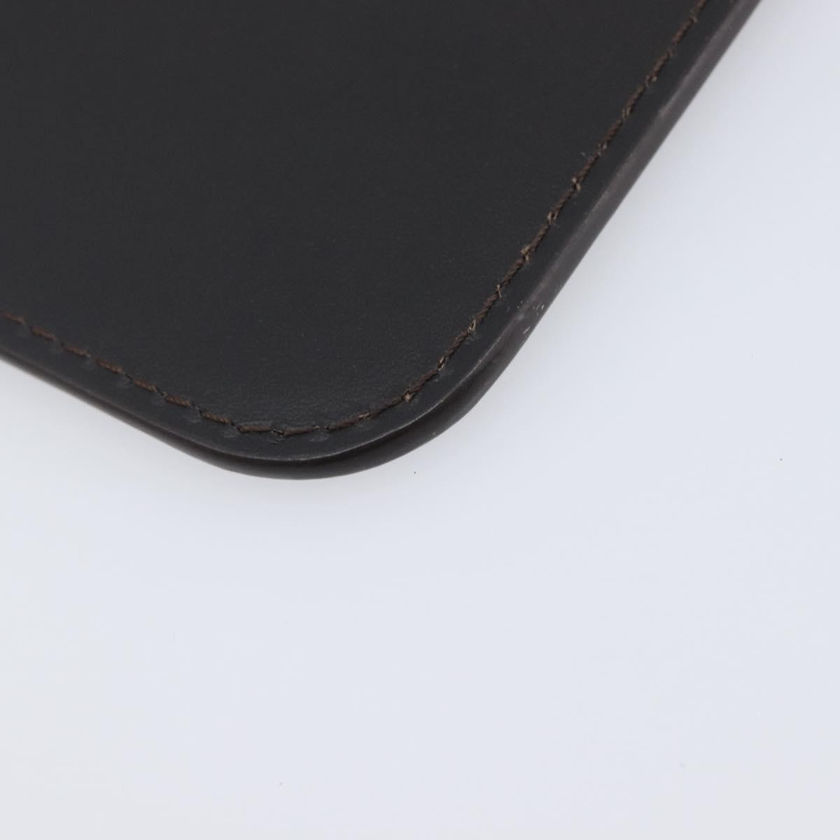 Louis Vuitton Neverfull Pochette Leather Brown Leather Clutche & Pouche Bag (Pre-Owned)