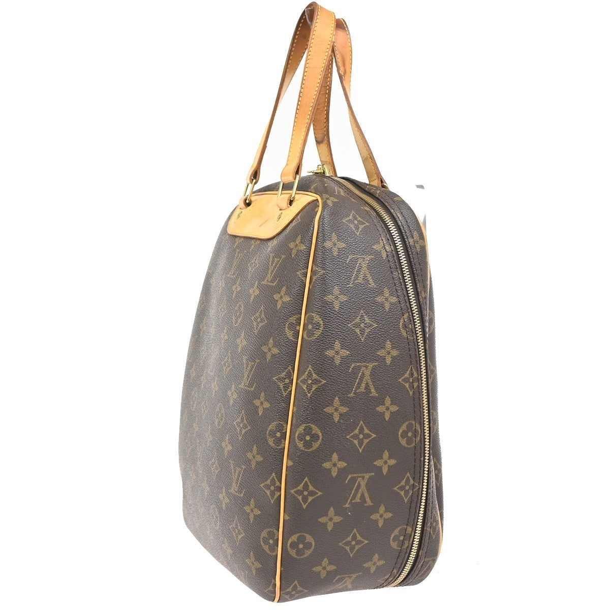 Louis Vuitton Excursion Monogram Canvas Brown Leather Handbag (Pre-Owned)