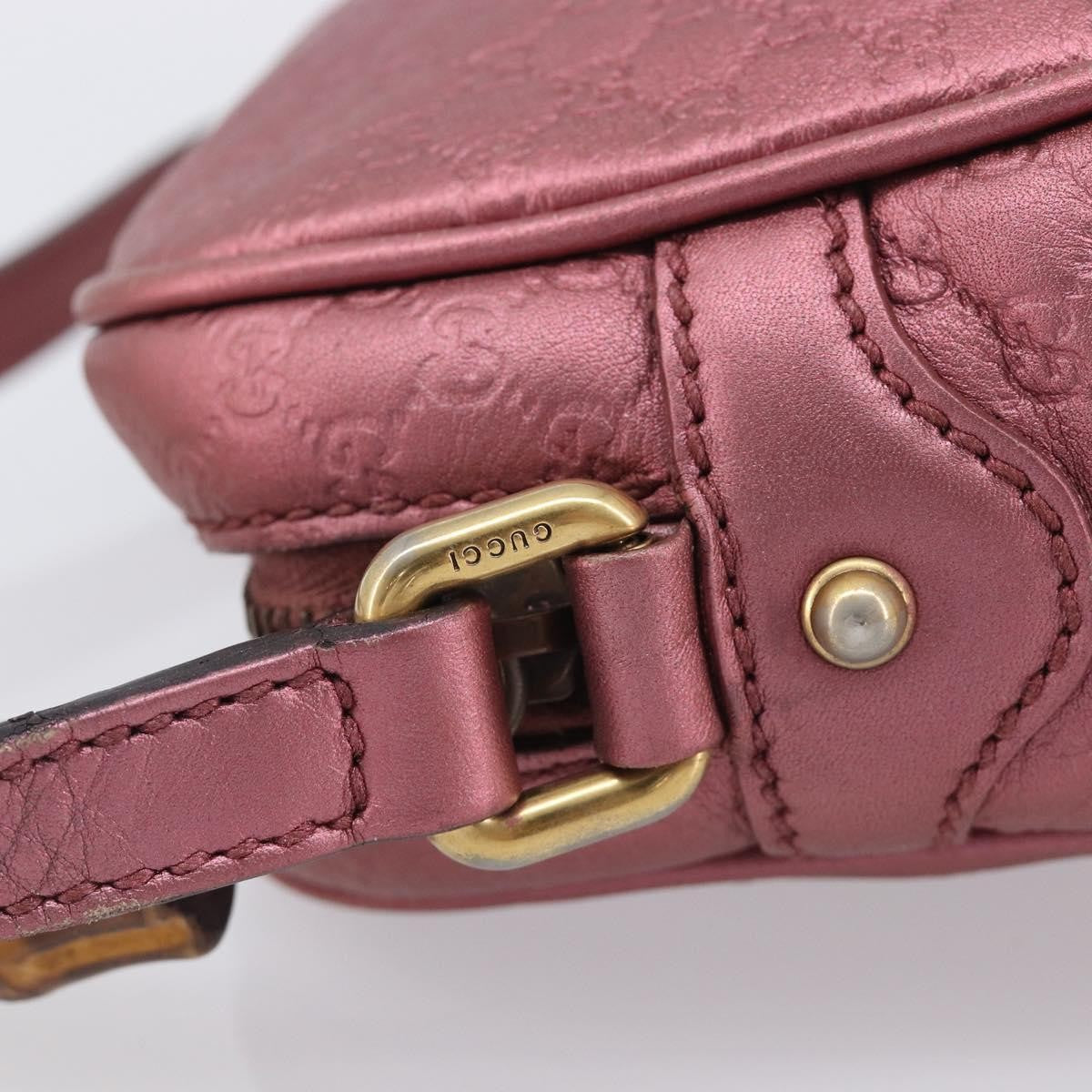 Gucci Sunshine Disco Microguccissima Leather Pink Leather Crossbody Bag Bag (Pre-Owned)