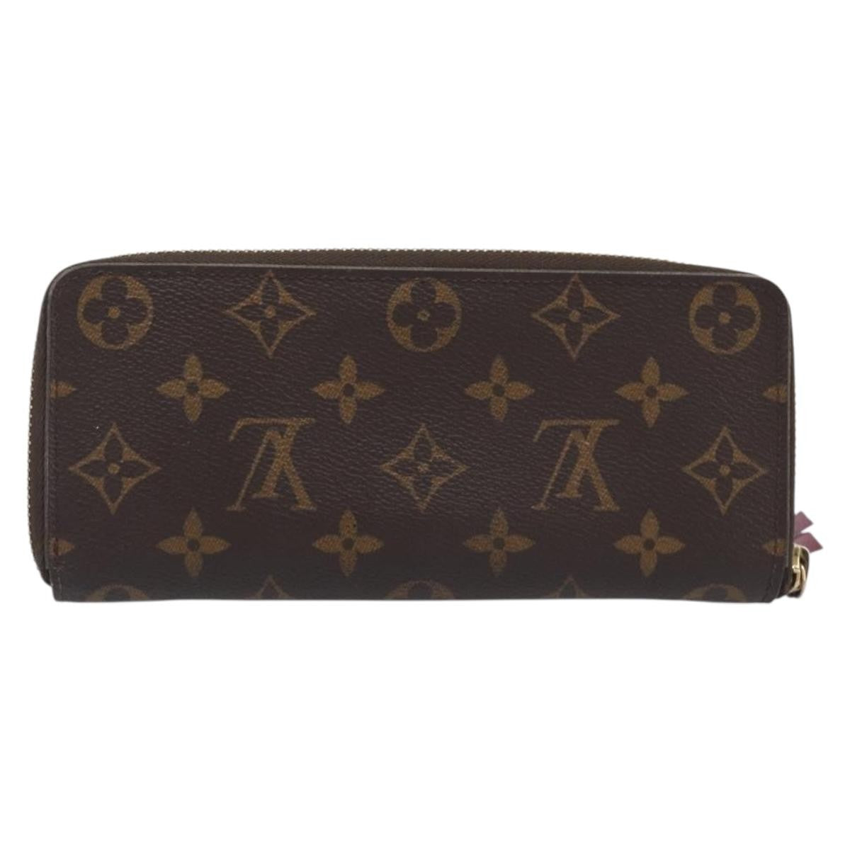 Louis Vuitton Clemence Monogram Canvas Brown Canvas Wallets Accessory (Pre-Owned)