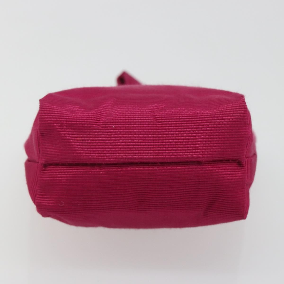 Celine Circle Logo Pouch Nylon Pink Nylon Clutche & Pouche Bag (Pre-Owned)