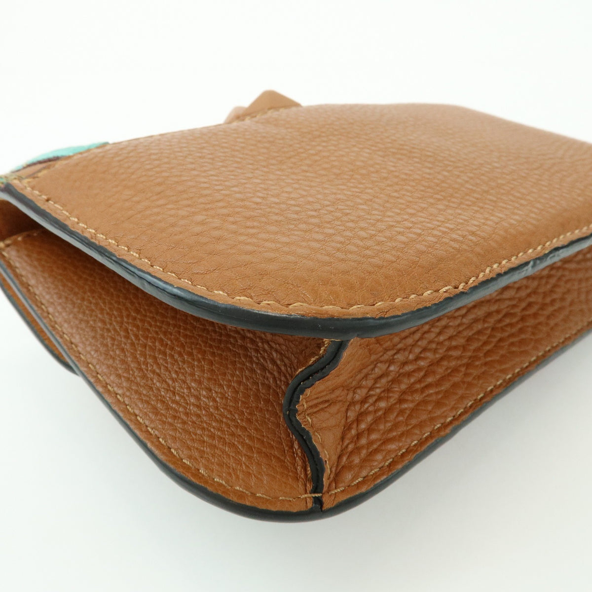 Valentino Garavani Glam Lock Leather Brown Leather Shoulder Bag Bag (Pre-Owned)