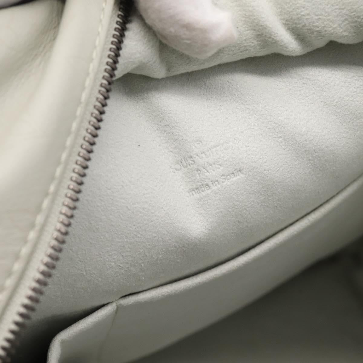 Louis Vuitton Clarkson Messenger Monogram Differ Leather White Canvas Shoulder Bag Bag (Pre-Owned)