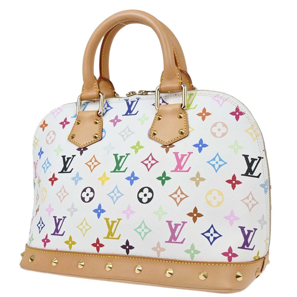 Louis Vuitton Alma Monogram Canvas Multicolour Canvas Handbag (Pre-Owned)