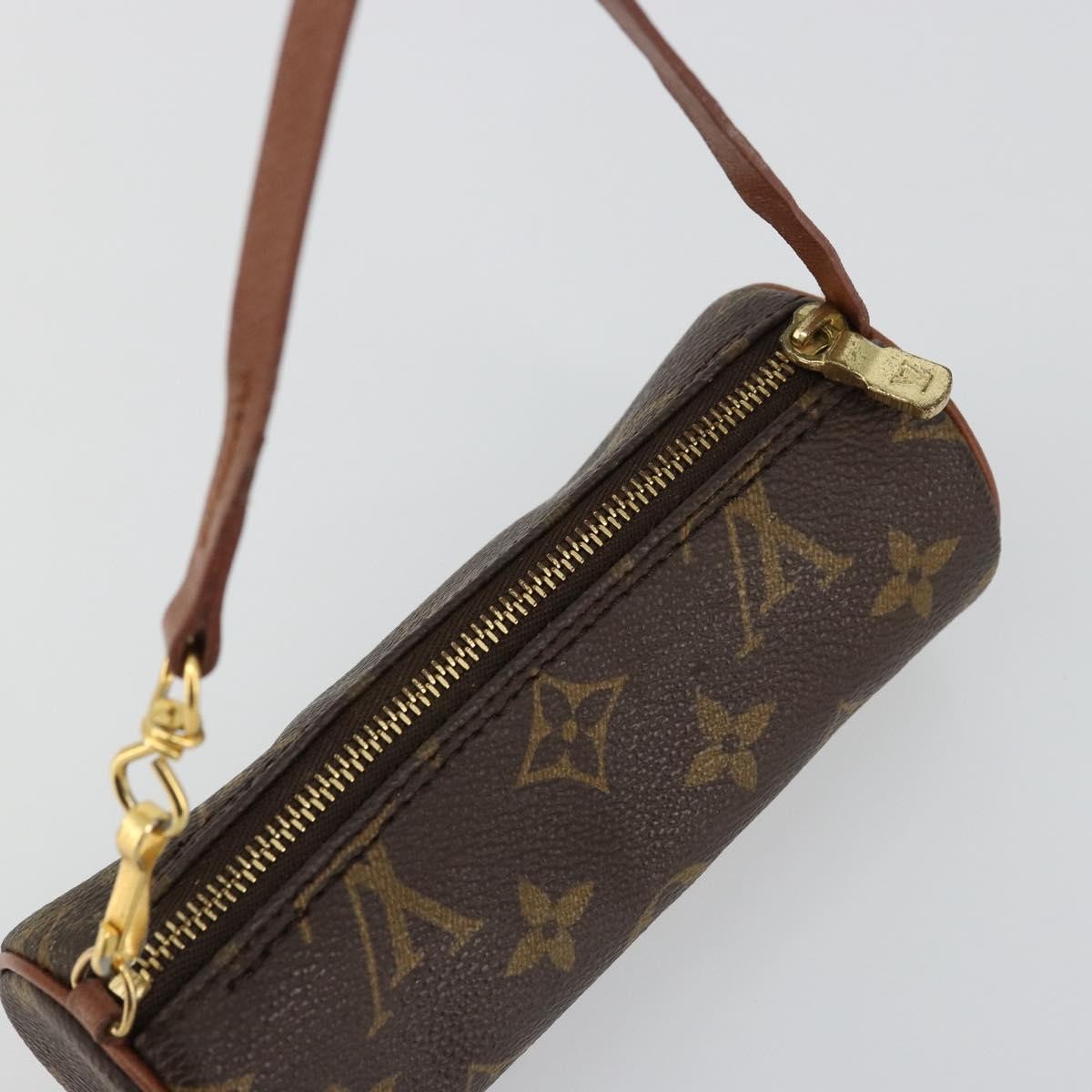 Louis Vuitton Papillon Pochette Monogram Canvas Brown Canvas Clutche & Pouche Bag (Pre-Owned)