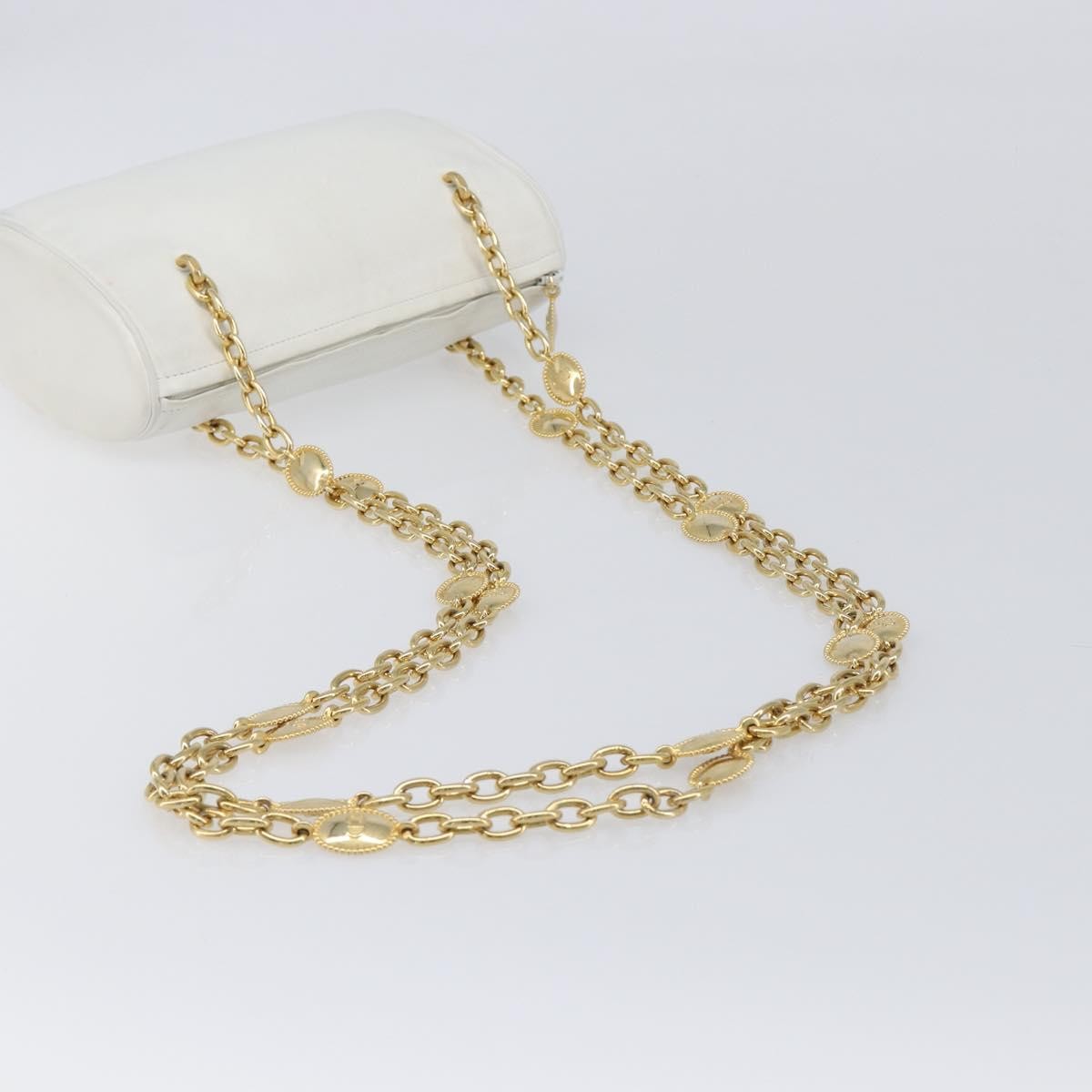 Christian Dior Shoulder Leather White Leather Shoulder Bag Bag (Pre-Owned)