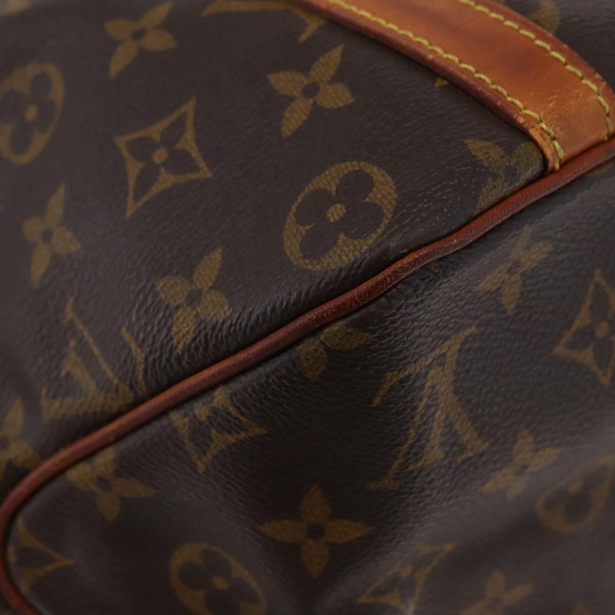 Louis Vuitton Shopping Sac Monogram Canvas Brown Canvas Handbag (Pre-Owned)