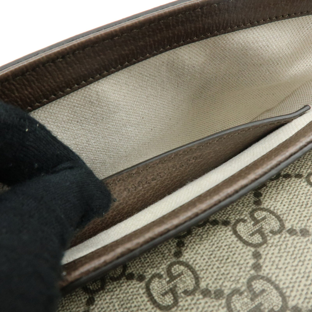 Gucci Ophidia Envelope Flap Gg Coated Canvas Beige Canvas Shoulder Bag Bag (Pre-Owned)
