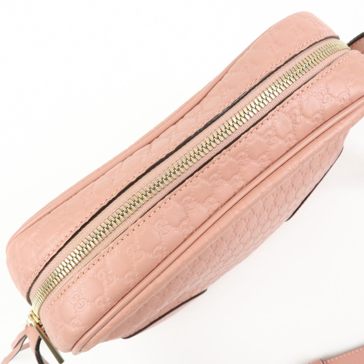 Gucci Bree Disco Microguccissima Leather Pink Leather Crossbody Bag Bag (Pre-Owned)