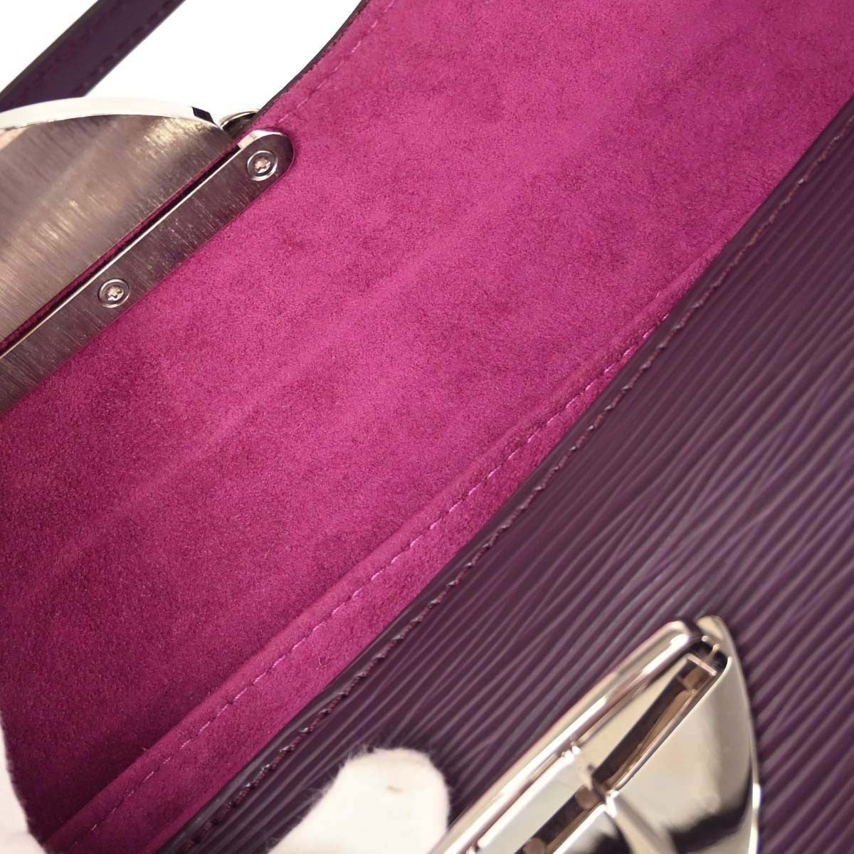 Louis Vuitton Montaigne Clutch Epi Leather Purple Leather Clutche & Pouche Bag (Pre-Owned)