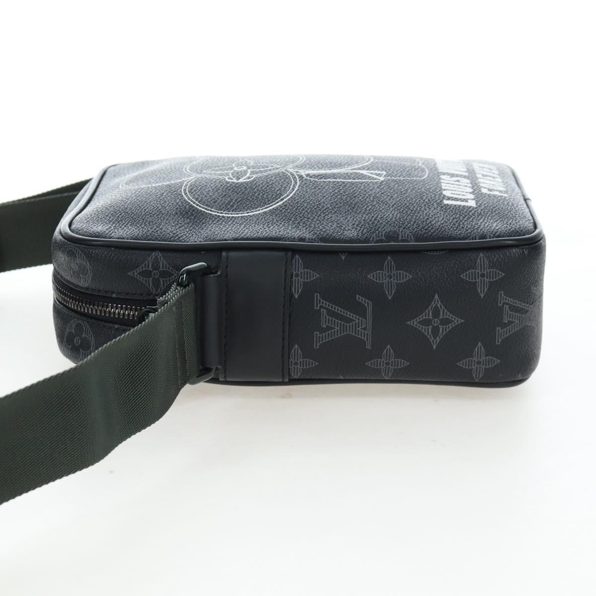 Louis Vuitton Danube Limited Edition Vivienne Monogram Eclipse Black Canvas Shoulder Bag Bag (Pre-Owned)